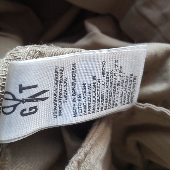 Goodthreads Slim-Fit 9" Flat-Front Comfort Stretch Chino Short Dark Khaki 32W - Picture 6 of 7